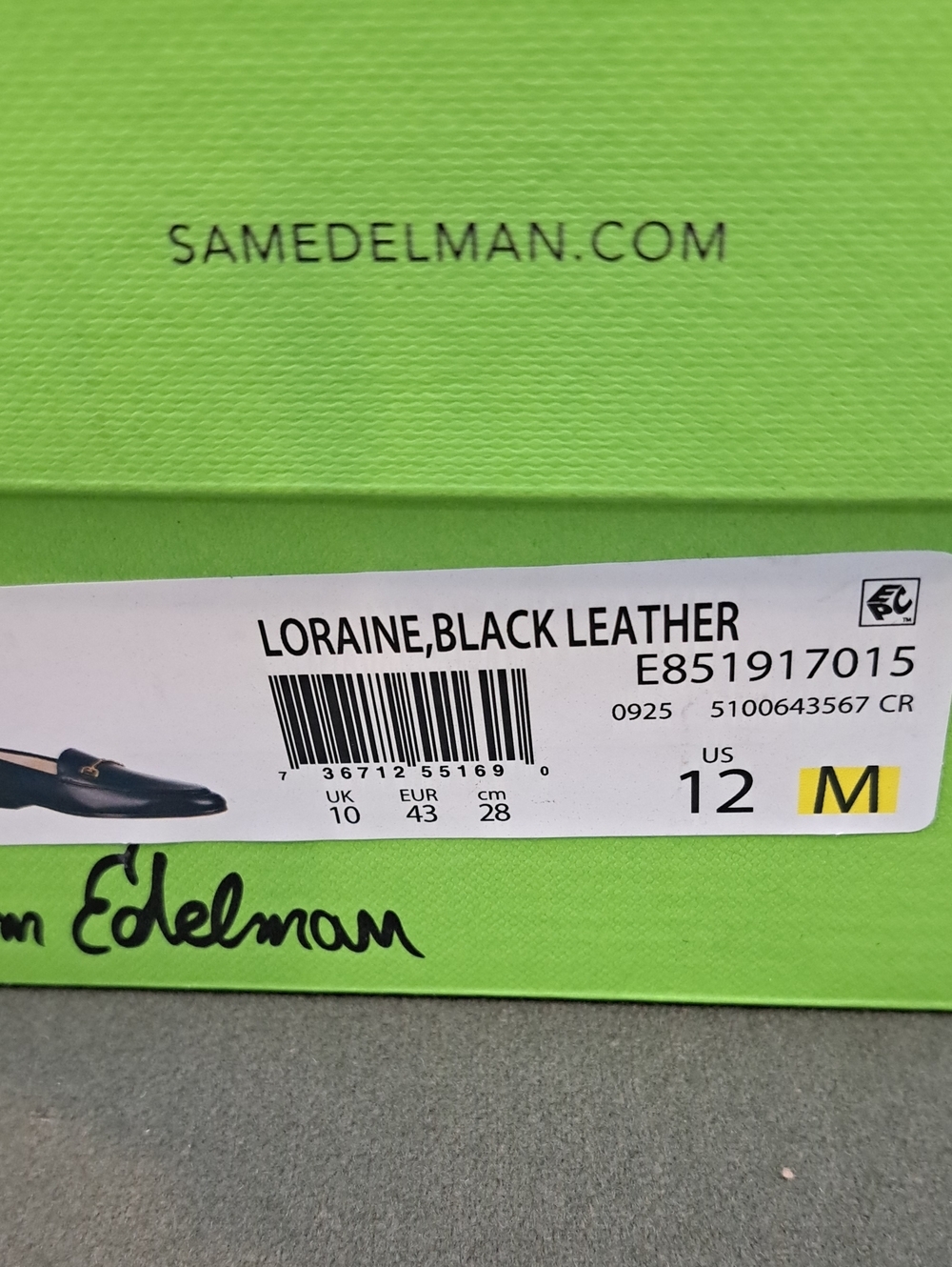 Sam Edelman Loraine Bit Loafer - Color: Black Leather - Size: 12 - Picture 11 of 11
